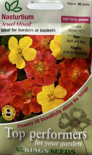 Nasturtium Jewel Mixed