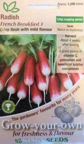 Radish French Breakfast 3 AGM