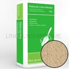 Lime Green Buff Coloured (Bracken) Natural Hydraulic Lime Mortar NHL 5 (25kg)