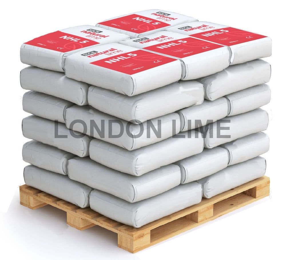 Natural Hydraulic Lime NHL 5 - 25 Kg Bag For Historic Restoration & Eco-Building Mortar