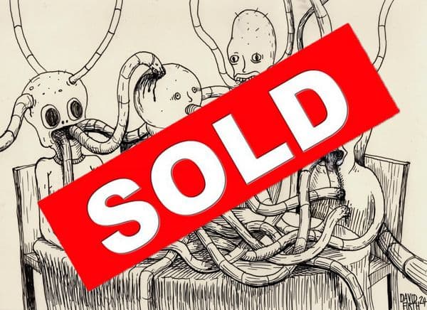 Dinner, 2124 A4 Original Artwork