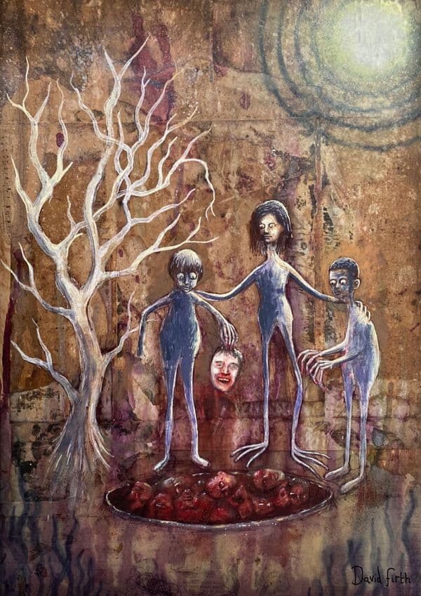 Family Gathering A4 Print