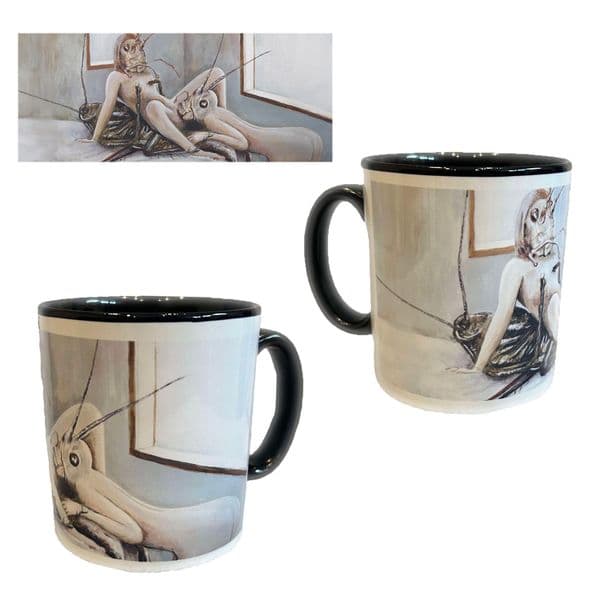 Insex Black Handle Coffee Mug