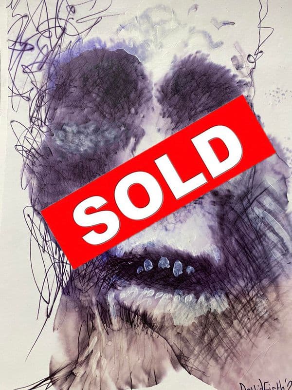 Johan De Crunkster A4 Original Artwork