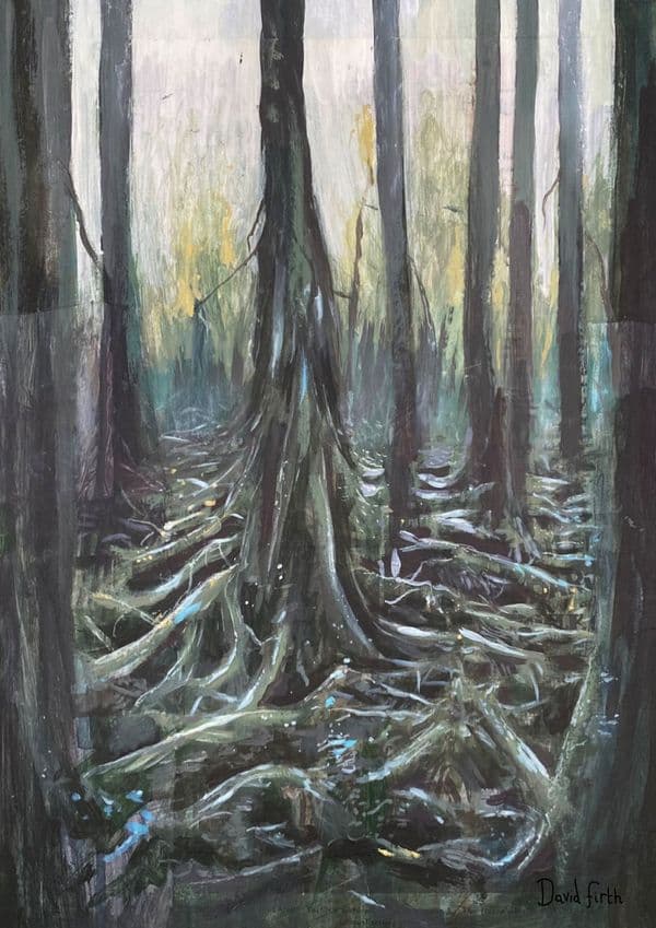 Manky Forest A4 Print