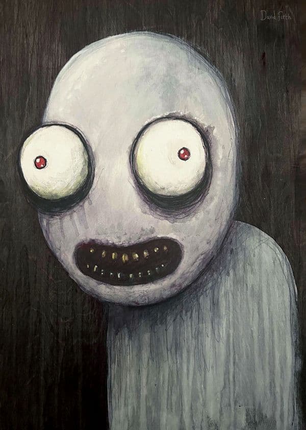 Salad Fingers Cold Blue A4 Print