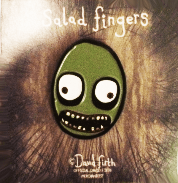 Salad Fingers Face Enamel Pin Badge