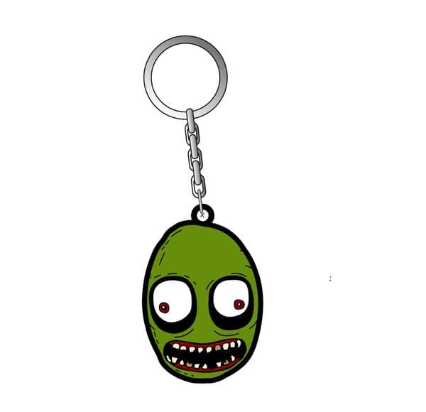Salad Fingers Face PVC Keyring