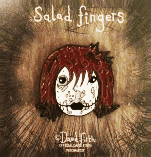 Salad Fingers Marjory Enamel Pin Badge