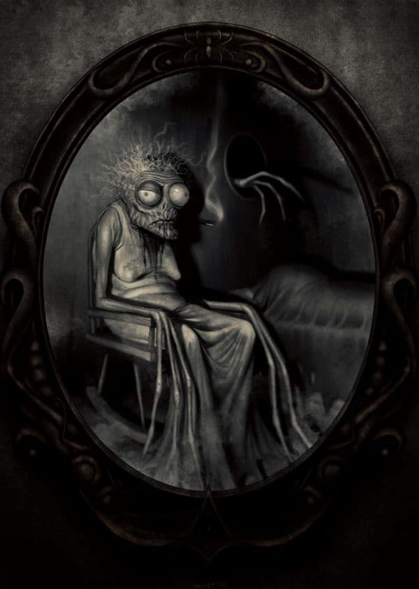 Salad Fingers Mother A4 Print