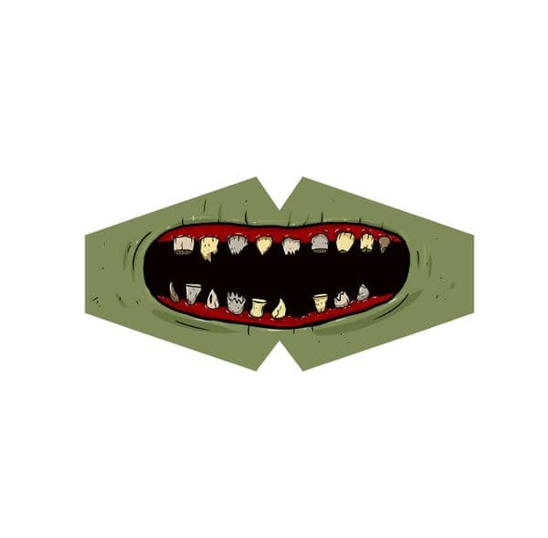 Salad Fingers Mouth Re-useable Face Mask