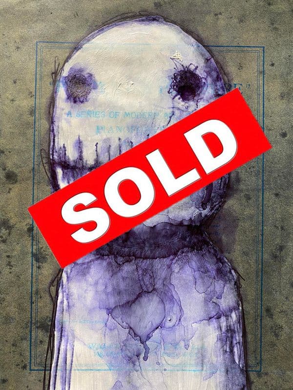 Salad Fingers Sir Hubert Cumberdale A4 Original Artwork