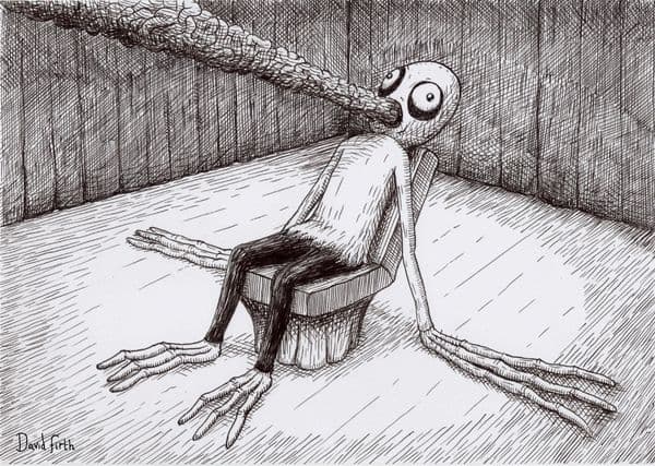 Salad Fingers Sketch A4 Print