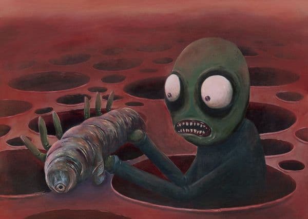 Salad Fingers Tardigrade A4 Print