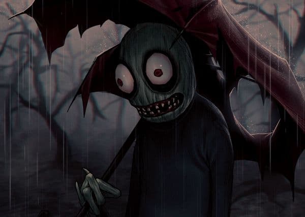 Salad Fingers Umbrella A4 Print