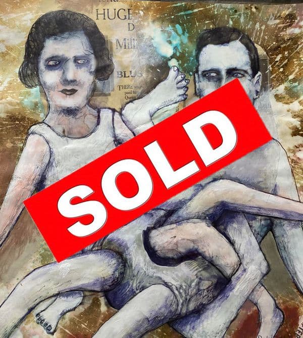 Tangled Mess A2 Original Artwork