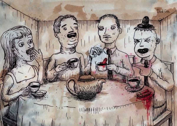 Tea Time Pranks A4 Print