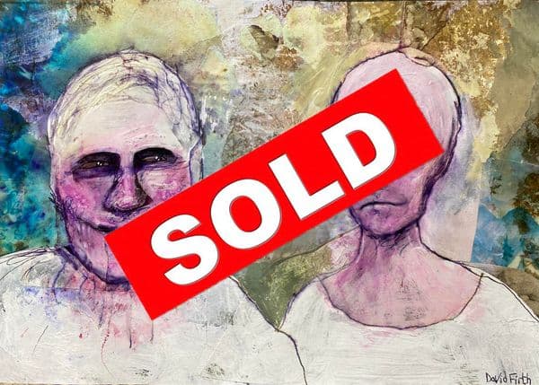 The Couple A3 Original Artwork