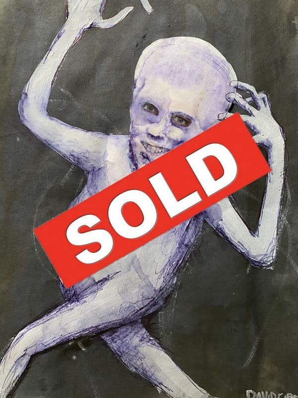 Weird Barry Had Too Much Sugar A3 Original Artwork