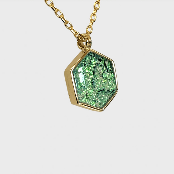 Hexagon Memorial Pendant