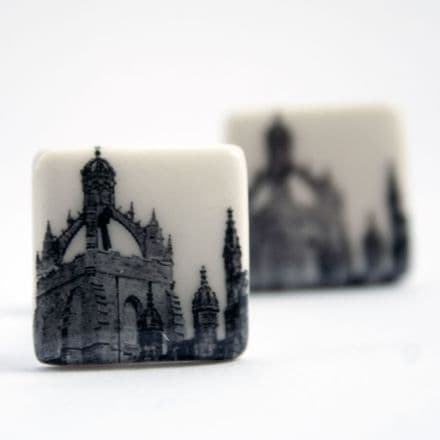 Handmade Ceramic Cufflinks