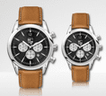 Ladies Wrist Watch Tan Strap