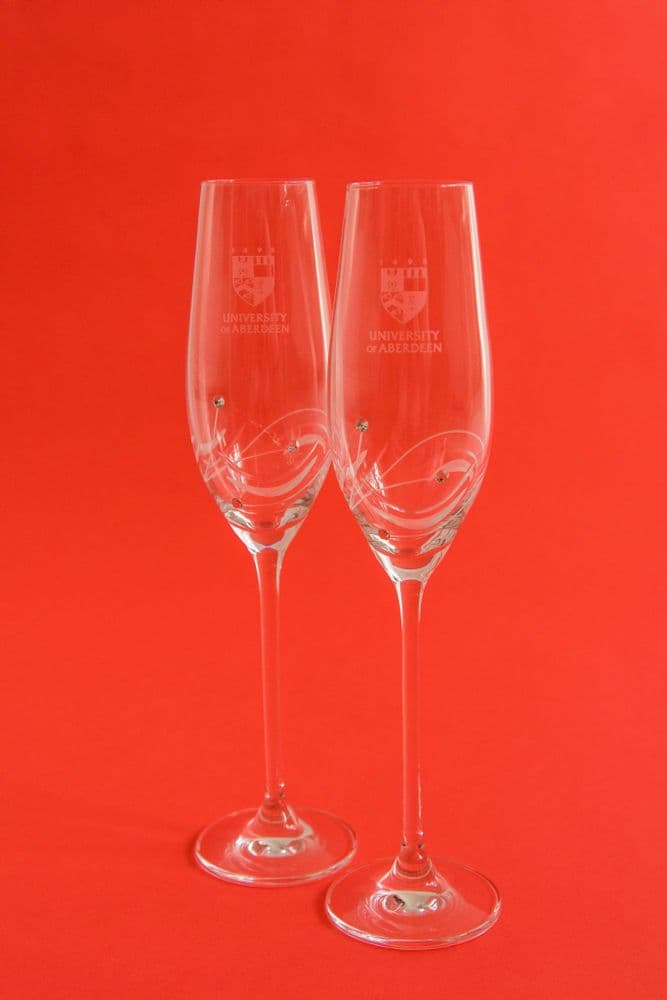 Swarovski Champagne Flute Set