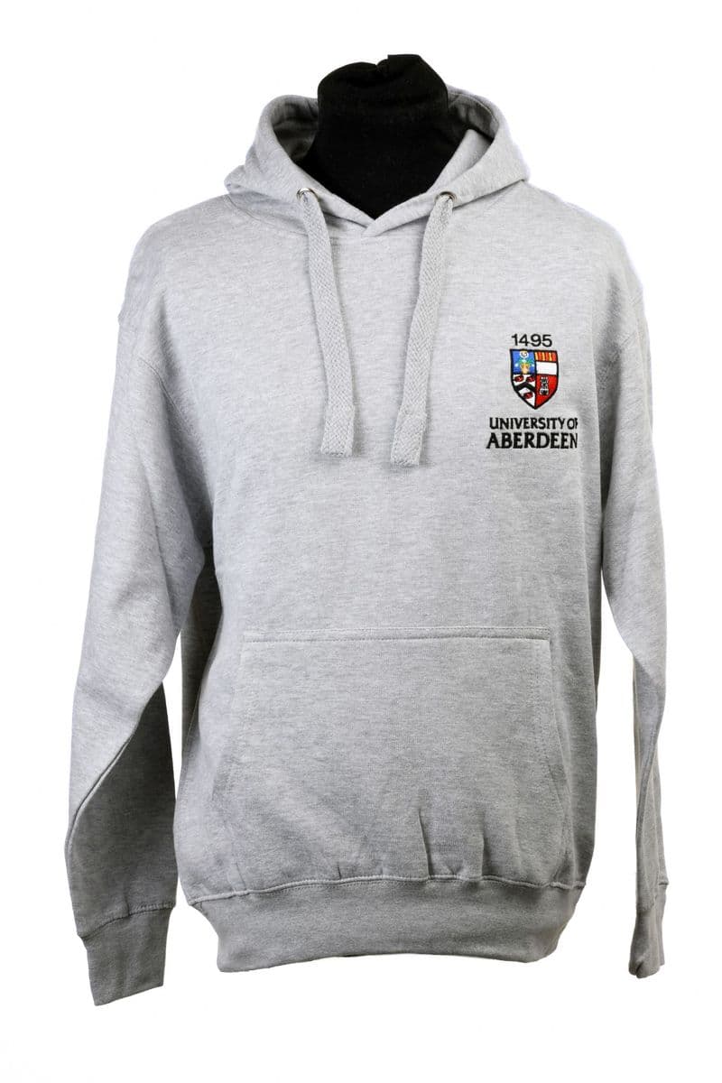 Unisex Logo Hoody Heather Grey