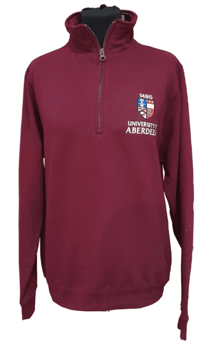 Unisex Sophomore 1/4 Zip Sweatshirt Burgundy