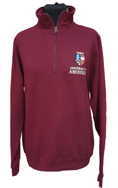 Unisex Sophomore 1/4 Zip Sweatshirt Burgundy