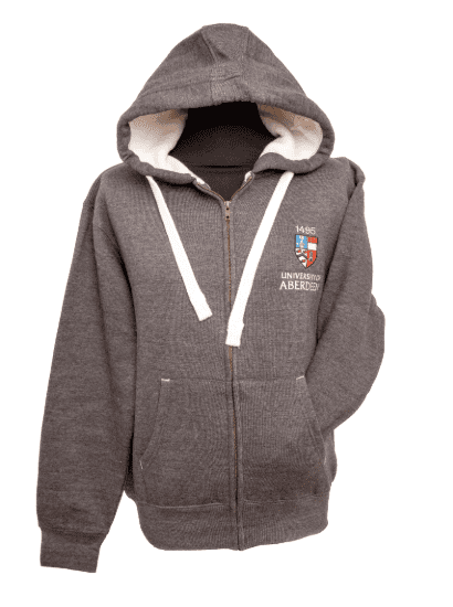 Unisex Zip Hoody Charcoal