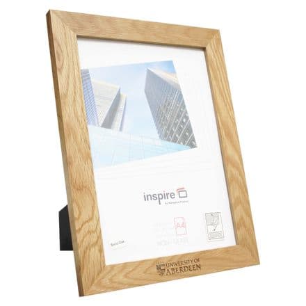 University A4 Oak Certificate Frame