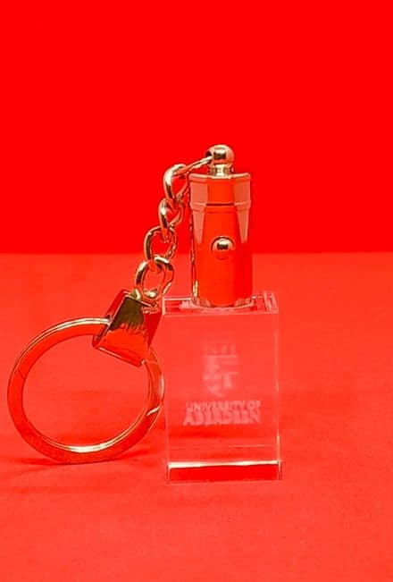 University Crystal 3D Keyring