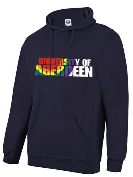 University Rainbow Hoody Navy