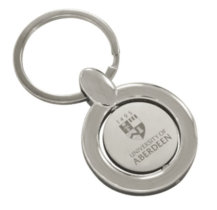 University Rapalo Round Spinning Keyring