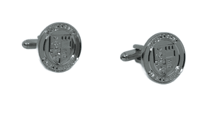 University Stamped Iron Cufflinks