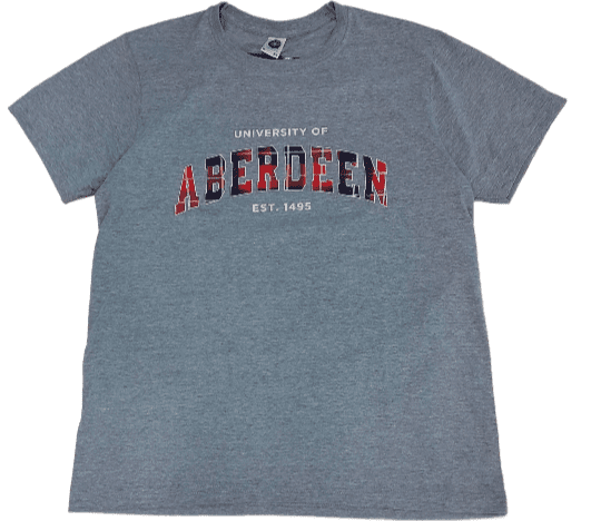 University Tartan T-Shirt Grey