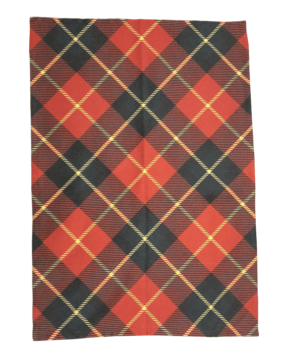University Tartan Tea Towel