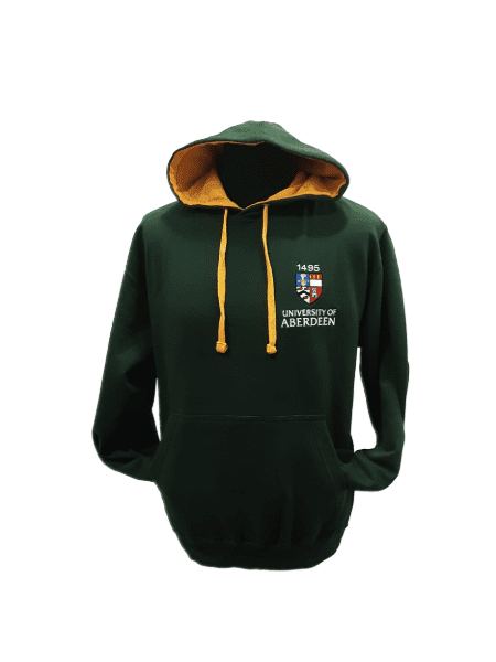 University Varsity Hoody Forest Green/Gold