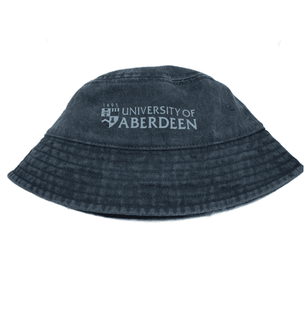 University Vintage Bucket Hat Black