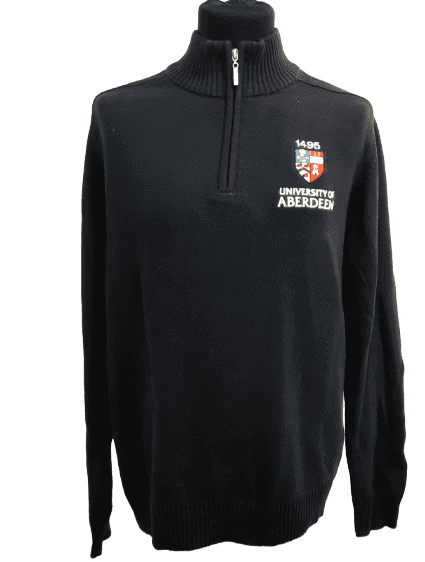 University Zip Sweater Navy