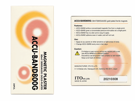 Accu-band 800 Gold Plated Magnets
