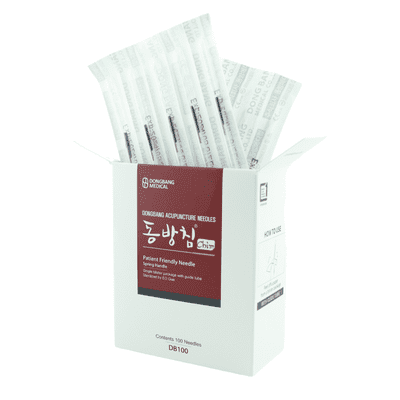DongBang DB100 Acupuncture Needles with Guide Tube – 100 Needles