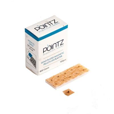 Pointz ® Gold Plated Magnetic  Acu Ear / Body Pellet Seeds