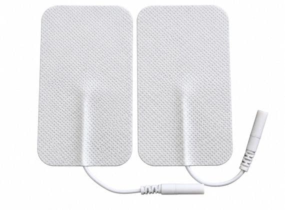 Reusable TENS Electrode Pads x 4 | 3 Sizes | Pin Connector