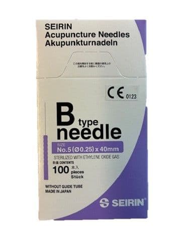 Seirin B Type Acupuncture Needle .25x40mm exp (08/26)