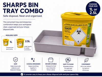 Sharps Bin & Tray Bundle