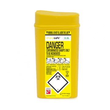 Sharps Disposal Bin 200ml