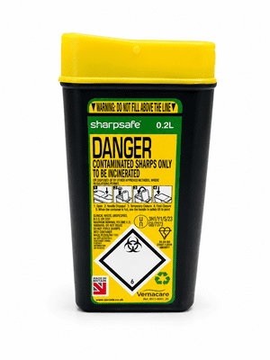 Sharps Disposal Bin 200ml