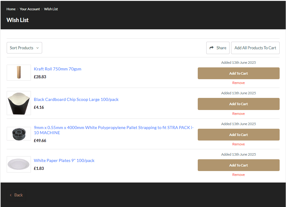 Benefits of Using Our Reorder Feature